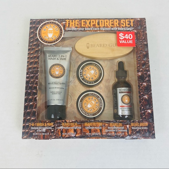 NIB The Original Grooming Company BEARD GUYZ 5pc